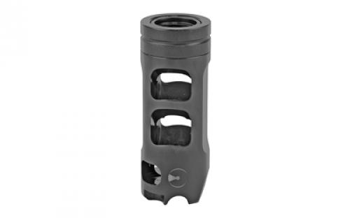 Ultradyne USA Pulse Compensator Muzzle Brake with Timing Nut, AR, 223/556, 1/2"-28 Thread, .750" Outside Diameter, 416 SS, Black Nitride Finish UD11160
