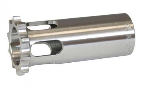 Yankee Hill Machine Co Nielsen Pistons, 9mm, 1/2X28, Stainless Steel, Compatible with YHMs Booster Housing YHM-2055 as Well as Many Popular Pistol Suppressors, Silver YHM-2060-28