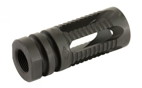 Yankee Hill Machine Co Phantom Comp/Flash Hider, 556NATO, 1/2x28, Smooth, Fits AR Rifles, Black Finish YHM-28-5C1