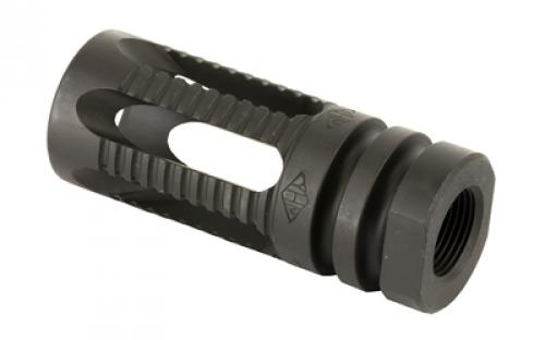 Yankee Hill Machine Co Phantom Comp/Flash Hider, 556NATO, 1/2x28, Smooth, Fits AR Rifles, Black Finish YHM-28-5C1