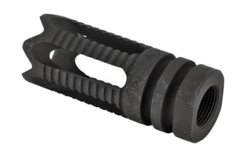 Yankee Hill Machine Co Phantom Comp/Flash Hider, 556NATO, 1/2x28, Aggressive, Fits AR Rifles, Black Finish YHM-28-5C2