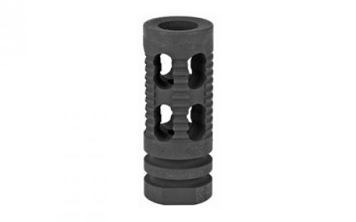 Yankee Hill Machine Co Phantom Muzzle Brake, Smooth, 1/2X28, Fits AR Rifles, Black Finish YHM-28-5M2