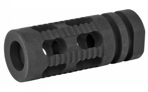 Yankee Hill Machine Co Phantom Muzzle Brake, Smooth, 1/2X28, Fits AR Rifles, Black Finish YHM-28-5M2