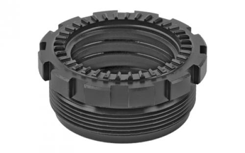 Yankee Hill Machine Co Kurz QD Adapter, 1-3/8-24, Black, 17-4 Stainless Steel, Fits Silencerco Omega 300/Hybrid/Harvester .338/Big Bore, Dead Air Nomad, and RMS 2 Hopaii YHM-3051