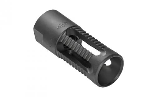 Yankee Hill Machine Co Phantom Flash Hider Without Teeth, 308 Win, 762NATO, Black, 5/8X24, Fits AR10 style Rifles YHM-3080-5C1