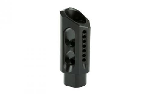 Yankee Hill Machine Co Slant Brake/Compensator, Muzzle Brake, 30 Caliber, Black, 5/8X24, AR YHM-3085-MB-A