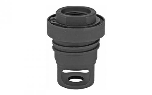 Yankee Hill Machine Co Mini QD Muzzle Brake, Black Finish, 5/8X24, Includes Shim Set YHM-3102-1MB-24A