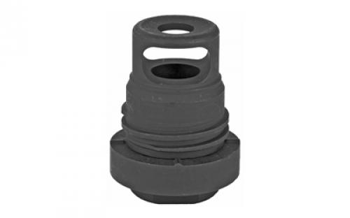 Yankee Hill Machine Co Mini QD Muzzle Brake, Black Finish, 1/2X28, Includes Shim Set YHM-3102-1MB-28A