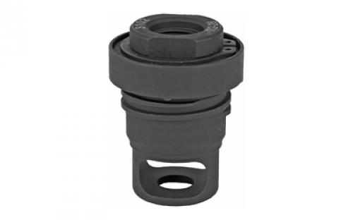 Yankee Hill Machine Co Mini QD Muzzle Brake, Black Finish, 1/2X28, Includes Shim Set YHM-3102-1MB-28A