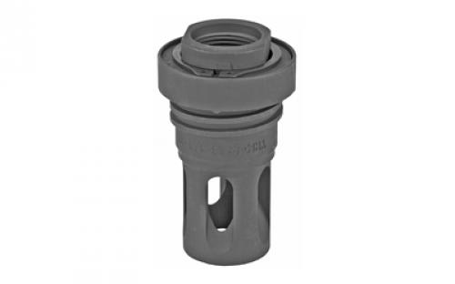 Yankee Hill Machine Co Mini QD Flash Hider, Matte Black, 5/8X24 Thread, Fits Turbo T2, Turbo K, Resonator, Resonator R2, Resonator K, Nitro .30, All Phantom .30 caliber YHM-4315-24A