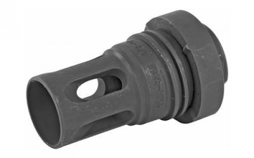Yankee Hill Machine Co Mini QD Flash Hider, Matte Black, 1/2-28" Thread, Fits Turbo T2, Turbo K, Resonator, Resonator R2, Resonator K, Nitro .30, All Phantom .30 caliber YHM-4315-28A