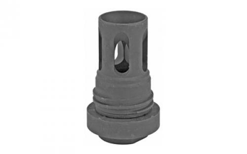 Yankee Hill Machine Co Mini QD Flash Hider, Matte Black, 1/2X36 Thread, Fits Turbo T2, Turbo K, Resonator, Resonator R2, Resonator K, Nitro .30, All Phantom .30 caliber YHM-4315-36A