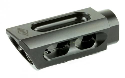 Yankee Hill Machine Co Slant Brake/Compensator, Muzzle Brake, 9MM, Black, 1/2X36, AR YHM-85-MB-A