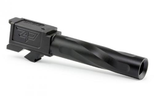 Zaffiri Precision Pistol Barrel, 9MM, 4.02, Nitride Finish, Black, For Glock 19 Gen 1-4 ZP19BBN
