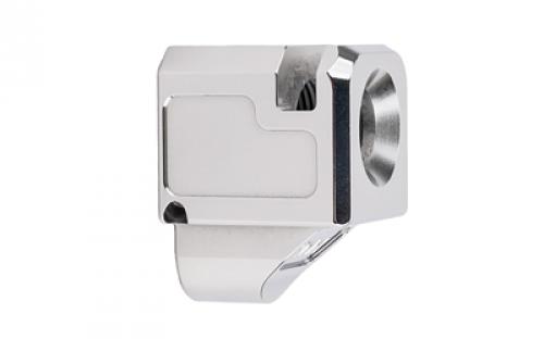 Zaffiri Precision Blowhole, Compensator, 9MM, Stainless Steel Finish, 1/2x28, For Glock 43/43X/48 ZP.COMP.43.SS