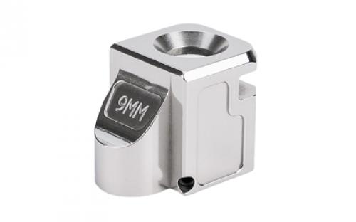 Zaffiri Precision Blowhole, Compensator, 9MM, Stainless Steel Finish, 1/2x28, For Glock 43/43X/48 ZP.COMP.43.SS