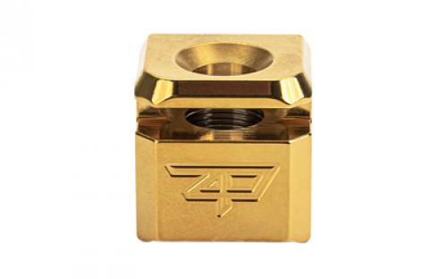 Zaffiri Precision Blowhole, Compensator, 9MM, TiN Finish, Gold, 1/2x28, For Glock 17/19/34 9mm Gen 1-5 ZP.COMP.G