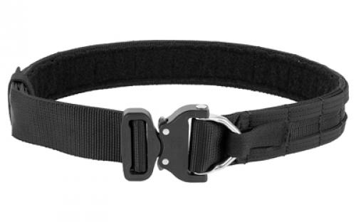 Eagle Industries OPERATOR GUN BELT, COBRA BUCKLE W/ D-RING ATTACHMENT, TWO ROWS OF MOLLE, MED 34-39, BLACK R-OGB-CBD-MS-M-BK