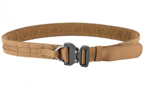 Eagle Industries OPERATOR GUN BELT, COBRA BUCKLE W/ D-RING ATTACHMENT, TWO ROWS OF MOLLE, SM 29-34, COYOTE R-OGB-CBD-MS-S-SCOY