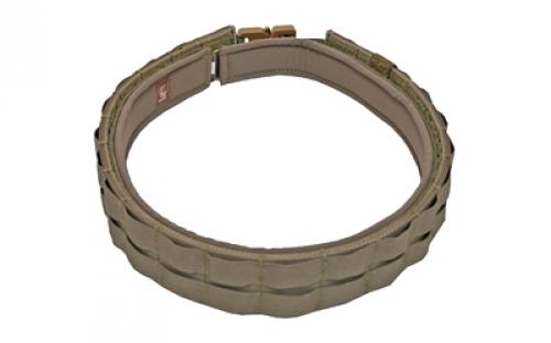 Grey Ghost Gear UGF Battle Belt with Padded Inner, Small (34"-36"), Ranger Green 7011-6