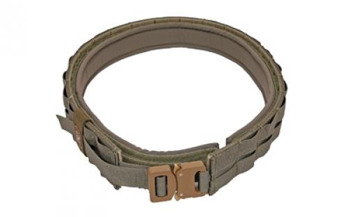 Grey Ghost Gear UGF Battle Belt with Padded Inner, Large (40-42), Ranger Green 7013-6