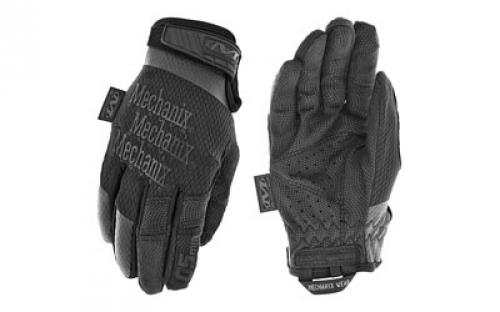 Mechanix Wear Gloves, Women's Medium, Black, Specialty 0.5mm Covert, AX-Suede MSD-55-520