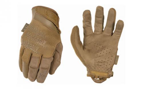 Mechanix Wear Gloves, Large, Coyote, Specialty 0.5mm MSD-72-010