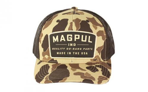 Magpul Industries Go Bang Trucker Hat, Raider Camo/Brown, One Size Fits Most MAG1102-213