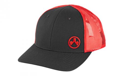 Magpul Industries Icon Trucker Hat, Red/Black, Medium/Large MAG1106-003-M/L