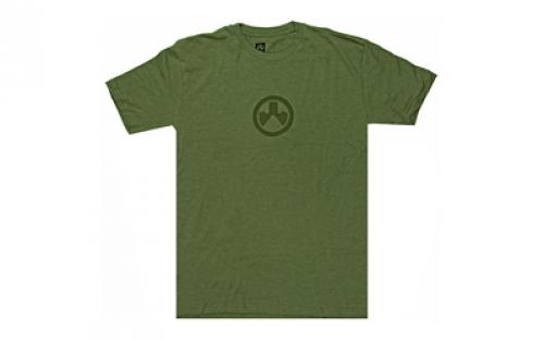 Magpul Industries Icon Logo, T-Shirt, XXLarge, Olive Drab Heather MAG1115-317-2XL