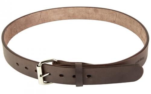Uncle Mike's Uncle Mikes Leather Belt, 38-42, Full Grain Leather, Nickel Plated Buckle, Brown BLT-UM-38-42-DBR