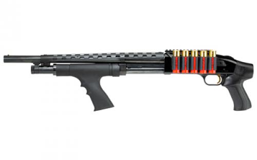 ATI Outdoors Gen II Side Saddle, 9 Shell Customizable, Fits Mossberg 500/590, Fits with Modifications Remington 870, Winchester SXP and Maverick 88, Black Finish A.5.10.2551