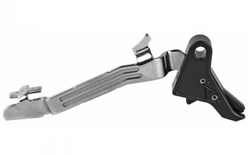Agency Arms Drop-In Flat Trigger, For Glock 43, Black Finish DIT2-43-B