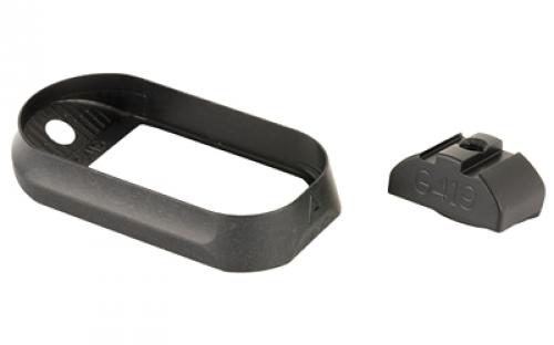 Agency Arms Magwell, No Back Strap, For Glock 19 Gen4, Black Finish MW-G19G4-NBS-B