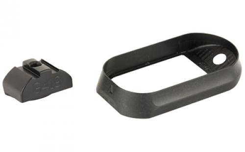 Agency Arms Magwell, No Back Strap, For Glock 19 Gen4, Black Finish MW-G19G4-NBS-B