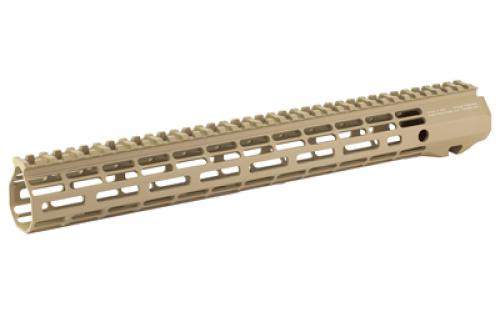 Aero Precision Atlas R-One, M-LOK, Handguard, Anodized Finish, Flat Dark Earth, 15, Fits AR15 Rifles APRA500715A