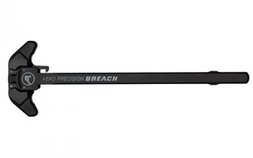 Aero Precision BREACH, AR-10 Charging Handle, Ambidextrous, Small Lever, Gas Deflection Shelf, Anodized Finish, Black APRA700300C