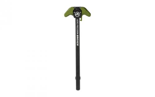 Aero Precision BREACH, AR-10 Charging Handle, Ambidextrous, Small Lever, Gas Deflection Shelf, Anodized Finish, Black and Olive Drab Green APRA700330C