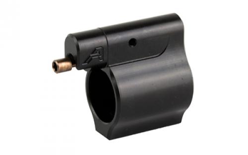 Aero Precision Low Profile Adjustable Gas Block, Fits AR15 with 0.625 Barrel, Nitride Finish, Black APRH101613C
