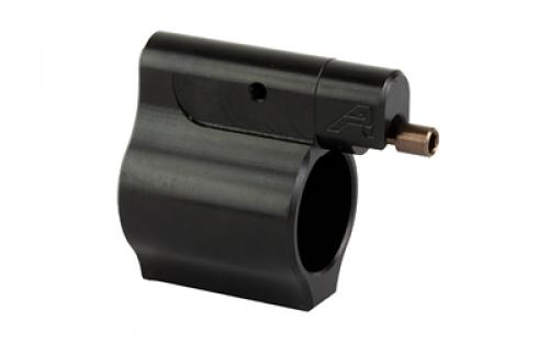 Aero Precision Low Profile Adjustable Gas Block, Fits AR15 with 0.625" Barrel, Nitride Finish, Black APRH101613C