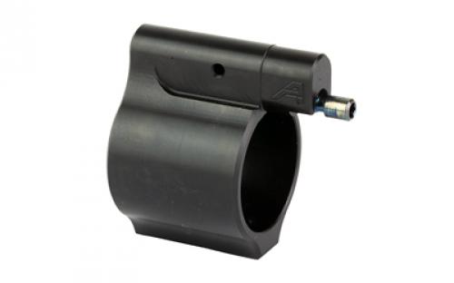 Aero Precision Low Profile Adjustable Gas Block, Fits AR15 with 0.875" Barrel, Nitride Finish, Black APRH101615C
