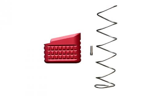 Backup Tactical Mag Extension, Red, Fits Glock 17/19/22/23, Plus 5 Rounds, Includes Extra Power Spring G1923MEXT-RED