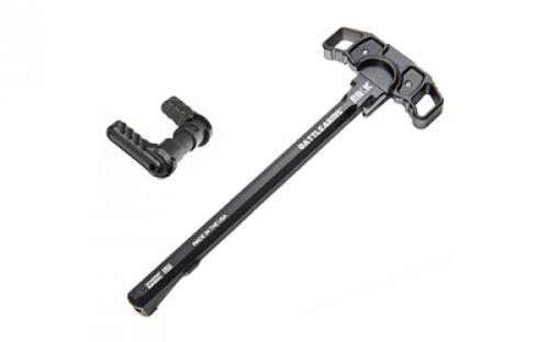 Battle Arms Development Rack Charging Handle, BAD ASS PRO Safety, Matte Finish, Black, Ambidextrous, Fits AR-15 AMBI-KIT-1