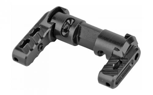 Battle Arms Development Bad-Ass Elite Ambidextrous Safety Selector, Modular Aluminum Levers With Fiber Optic Inserts, Black Finish BAD-ASS-ELITE