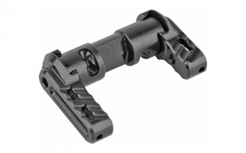 Battle Arms Development Bad-Ass Elite Ambidextrous Safety Selector, Modular Aluminum Levers With Fiber Optic Inserts, Black Finish BAD-ASS-ELITE