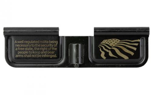 Battle Arms Development Dust Cover, Laser Engraved, Matte Finish, Black, Fits AR-15 BA-LS-DC-2nd Amendment