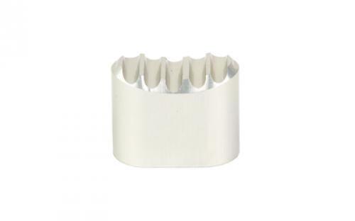 Battle Arms Development Enhanced Magazine Release, Anodized Finish, Clear, Aluminum Construction BAD-EMR-C