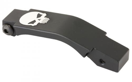 Bastion Skull, Threaded Trigger Guard, Black and White, Fits 5.56/223 AR BASARFL-GRD-BW-BTSKUL