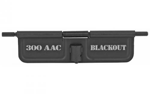 Bastion 300AAC, AR-15 Ejection Port Dust Cover, Black/White Finish, 300AAC/Blackout Laser Engraved On Open Side Only, Fits Standard 223/556/6.8/6.5 BASEPDC-BW-300AAC
