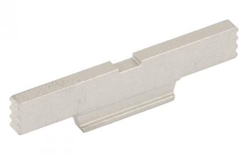 Bastion Extended Slide Lock Lever, For Glock, Stainless Steel Finish, Does Not Fit Generation 5 Glocks GL-SLDLOCK